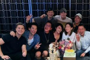 佘诗曼生日饭局 古天乐惊喜现身